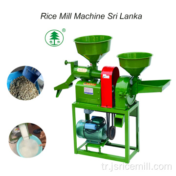 Küçük Kombine 1 Ton Otomatik Mini Satake Pirinç Değirmeni Makinesi